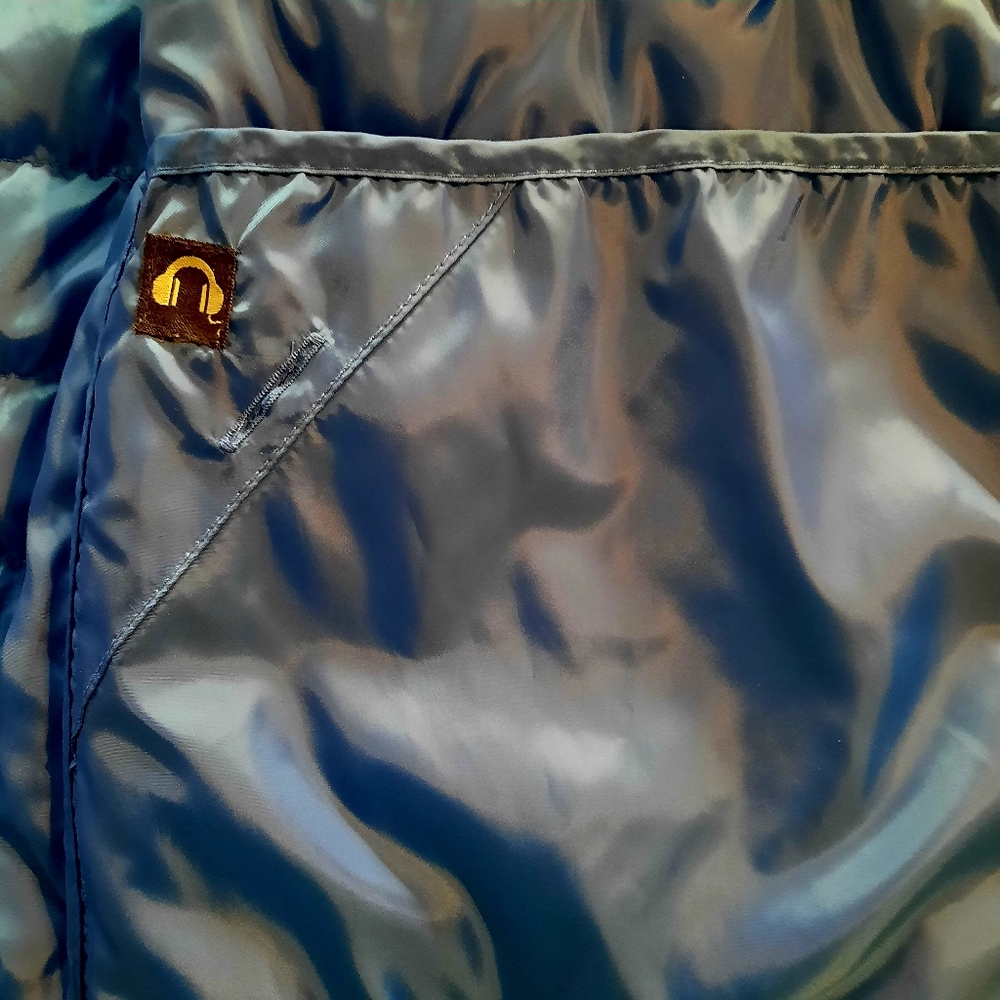 Mens Blue Puffer Jacket Size Large - Picture 6 of 12